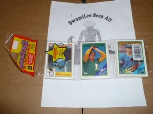 1988 Topps Baseball ungeöffnetes Rack Pack mit Keith Hernandez auf der Rückseite - Bild 1 von 3