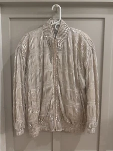 Vintage 80s Maxima Metallic Puffer Jacket - Picture 1 of 6