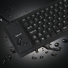 Dirtproof Waterproof Silicone Keyboard: Foldable, Flexible, and USB Mini