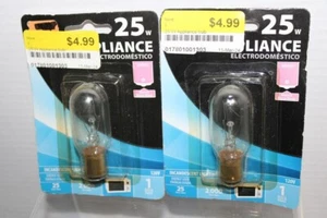 2 - Feit 25w Appliance Bulbs Bayonet Base T8 Clear - Picture 1 of 3