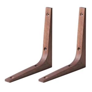 2 Pcs Fixed Compartment Bracket Wall-mounted Shelf Hardware Floating - Picture 1 of 12