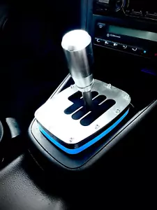 MK4 VW Golf, Rabbit, Jetta, Bora R32 GTI 'H' Gate Shifter Kit + L.E.D Light Ring - Picture 1 of 13