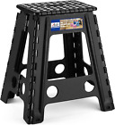 Folding Step Stool For Adults And Kids 18 Inch Stool Non Slip Step Stool Folding