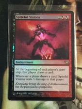 MTG 1x Spiteful Visions (Foil) x1 - Shadowmoor *LP/MP* English