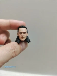 1:12 Loki Tom Hiddleston Head Sculpt Carved For 6" Male SHF Figure Body Toys - Picture 1 of 6