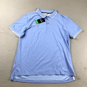 Chaps Golf Shirt Men XL Blue Moisture Wicking Short Sleeves Polo Lightweight NWT - Picture 1 of 12