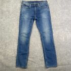 Levis 511 Jeans Mens 32x32 Blue Medium Wash Denim Pants Actual 32x30