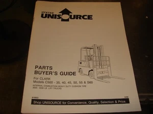 Hyster C CF 30 40 50B Forklift  Parts Price Manual Book Catalog  - Picture 1 of 5