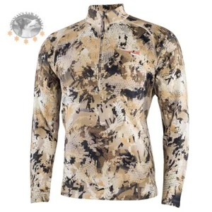 Sitka Gear 10074-WL-L Merino Heavyweight Half-Zip Optifade Waterfowl Large - Picture 1 of 1