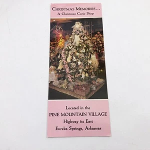Christmas Memories Pine Mountain Village Broschüre Eureka Springs Arkansas 1990er - Bild 1 von 3