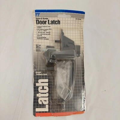 Wright Products ~ Black ~ Storm And Screen Door Latch ~ VC333BL ~ New/Sealed - Image 1 of 4