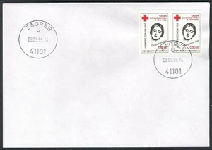 Croatia, 1995, Red Cross, imperf FDC - Picture 1 of 1