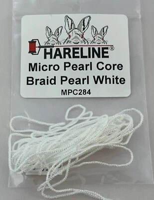 Hareline Micro Pearl Core Trenza Mosca Materiales NUEVO en Paquete Original Foto 1 de 4