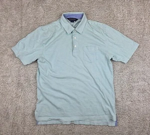 Brook Brothers Men's Original Fit Green Striped Polo Size M - Picture 1 of 10