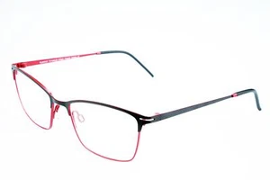 Runway Titanium RT-825 Black & Red Titanium Eyeglasses 53/17/140 - Picture 1 of 1