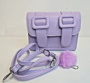 Handbag Purse Purple Fashion Crossbody Fanny Pack City College Cruise Clubwear - Picture 1 of 12