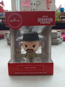 Hallmark Netflix Stranger Things CHIEF HOPPER Árbol de Navidad Adorno Decoración - Imagen 1 de 1