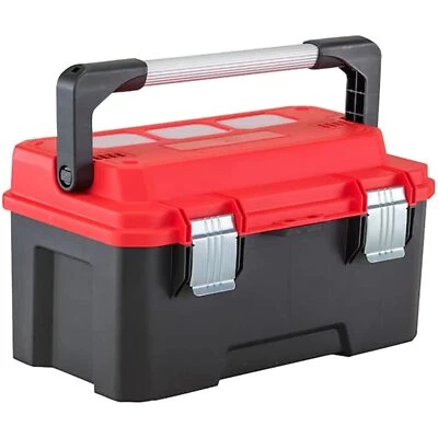 CRAFTSMAN Tool Box, Lockable, 20 in., Plastic. Red/Black (CMST20320L) - Image 1 of 4