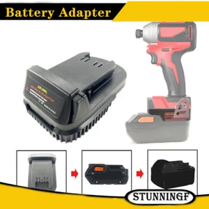 Converter Adapter for Ridgid for AEG 18V 20V Li-Ion Battery To for Milwaukee 18V - Picture 1 of 6