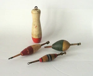 Vintage bemalte Holz Angeln Bobber Schwimmer Havre De Grace, MD Maritim Maritim - Bild 1 von 4