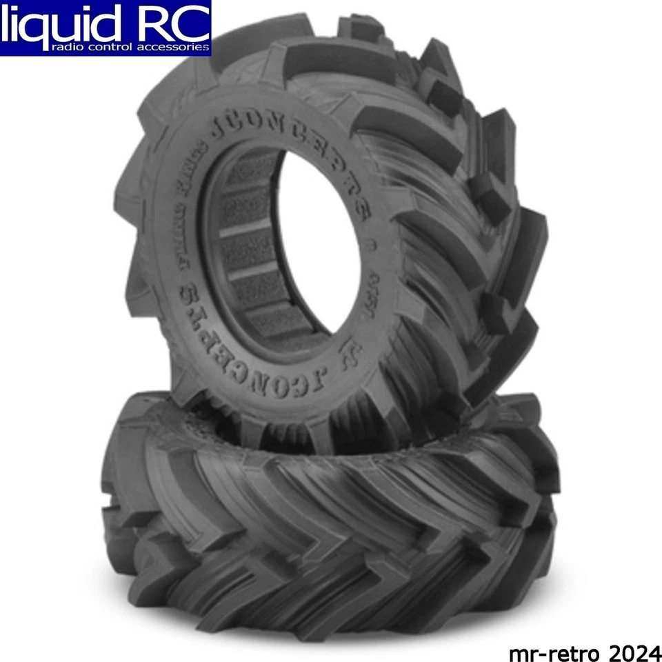 JConcepts 3151-02 Fling King Green Compound Tires (2) for SCT 3.0x2.2 Wheel - Image 1 of 1