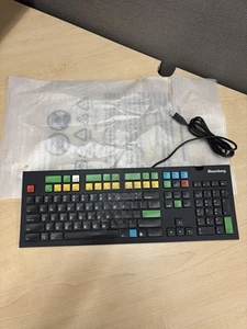 Bloomberg STB100 Wired USB Black Keyboard, Tested - Like New Condition - Picture 1 of 5