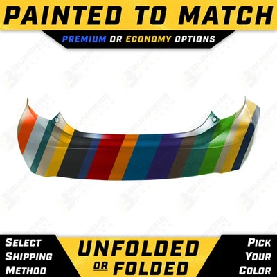 NEW Painted To Match Rear Bumper Cover Replacement for 2012-2016 Toyota Prius C - Image 1 of 4