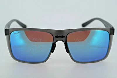 Gafas de sol Maui Jim Honokalani 455-14 borde completo lente polarizada cuadrada 57-17-138 Foto 1 de 4
