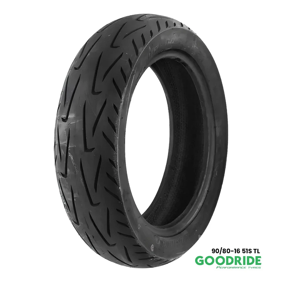 PNEUMATICO GOMMA 90/80-16 51S TUBELESS GOODRIDE URBAN RUNNER H968