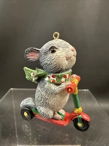 DANBURY MINT BABY CHINCHILLA Baby Animals Collection CHRISTMAS ORNAMENT - Picture 1 of 5