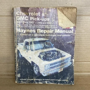 Chevrolet Chevy GMC Pick-Ups 1967-1987 67-87 Repair Manual Book 24064 Haynes - Bild 1 von 14
