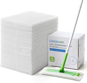 160 Trockenmopp Nachfüllpack Staubtuch Pads Staubwedel elektrostatisch passt Swiffer Kehrmaschine - Bild 1 von 12
