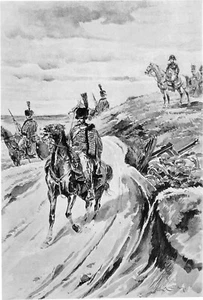 ESCADRON d'ESCORTE protégeant NAPOLÉON 1er - Gravure du 19eme siècle - Picture 1 of 2