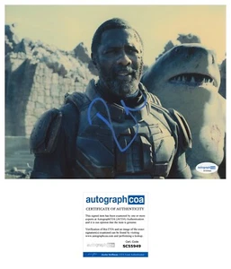 Idris Elba AUTÓGRAFO El Escuadrón Suicida - Foto firmada por Bloodsport 10x8 ACOA - Imagen 1 de 2