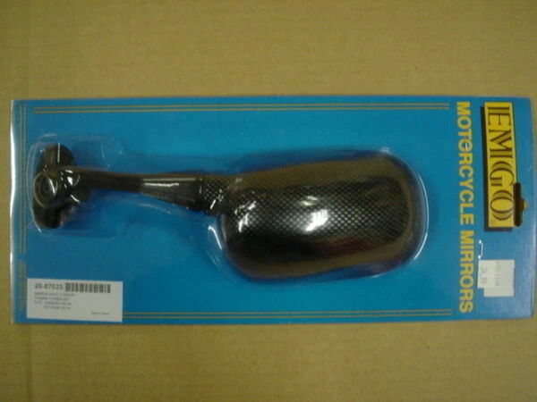 Nuevo espejo retrovisor derecho de fibra de carbono Honda CBR 600 F4i RVT 1000 R 99 - 04 OEM de fábrica Foto 1 de 1