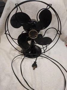 WORKING Antique 1930s Emerson B-Jr 10 Inch Oscillator Single Speed Fan - Picture 1 of 9