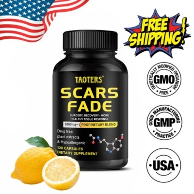 L Glutathione Collagen Skin Whitening Lightening Dark Spots Acne & Scar Removal - Image 1 of 4