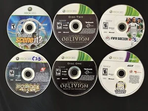 Lote de 5 juegos de The Elder Scrolls IV Biggest Loser Bioshock 2 FIFA Soccer 12 - Imagen 1 de 5