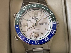 GREAT BALL ROADMASTER MARINE GMT LE SWISS MADE AUTOMATIC CHRONOMETER - Picture 1 of 24