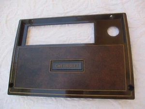 1978-1985 El Camino Malibu Monte Carlo RADIO DELETE dash panel plate bezel Chevy - Picture 1 of 5