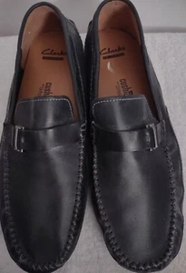 Clarks Collection Soft Cushion Ortholite Driving Loafers Moccasins Mens 11 - Picture 1 of 7