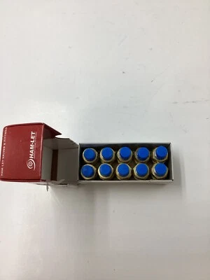 (Box of 10) Ham-Let Genuine OEM Brass Straight Connector 768L B 3/8in. x 1/8in. - Image 1 of 4