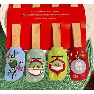 Star Wars Christmas 4 pack Silicone Spatula set - Picture 1 of 2