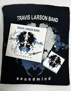 HTF Soundmind Travis Larson Band CD 2011 Autographed Sleeve with XL T-Shirt - Picture 1 of 13