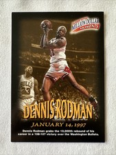 1997-98 Fleer Million Dollar Moments #26 Dennis Rodman Chicago Bulls HOF NBA