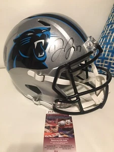 Devin Funchess Carolina Panthers Autographed Fullsize Riddell Replica Helmet JSA - Picture 1 of 12