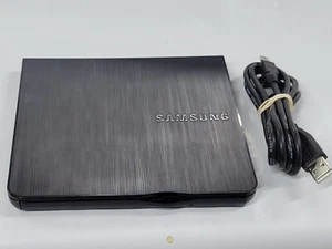 SAMSUNG ULTRA THIN PORTABLE DVD WRITER SE-218, EXTERNAL CD&DVD DRIVE W/ CORD B59 - Picture 1 of 4