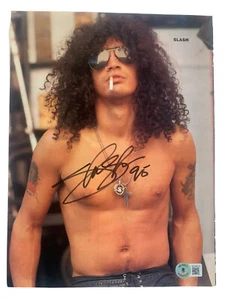 Slash Guns & Roses Signed Autographed 8x11 Mag Page Photo BAS Certified #6 - Picture 1 of 3