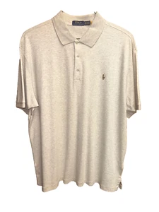 Polo Ralph Lauren Performance 2XB/2TG beige manica corta polo - Foto 1 di 4