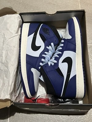 Nike Air Jordan 1 Mid Retro SE Deep Royal Blue 852542-400 para hombre talla 10 VNDS Foto 1 de 4